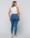 Calça Jeans Skinny Feminina Plus Size Cintura Alta Botão Duplo 22632 Média Consciência - Marca Consciência