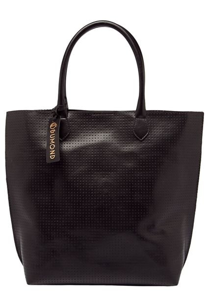 Bolsa Dumond Grande Soft Atanado Preto - Marca Dumond