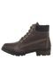 Bota FiveBlu Coturno Marrom - Marca FiveBlu