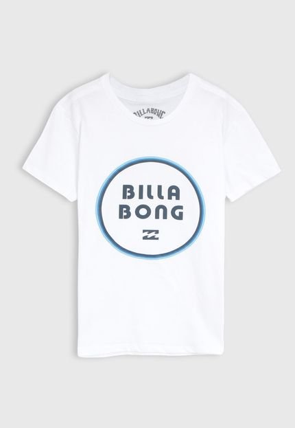 Camiseta Billabong Infantil Logo Branca - Marca Billabong
