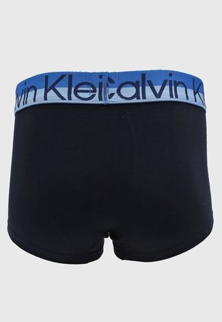 Cueca Calvin Klein Underwear Boxer Low Rise Trunk Azul Marinho