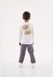 Camiseta de Manga Longa Infantil Menino Up Baby Branco - Marca Up Baby