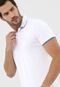 Camisa Polo Colcci Reta Frisos Branca - Marca Colcci