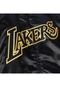 Jaqueta Mitchell & Ness NBA Big Face 4.0 Satin Jacket Los Angeles Lakers Preta - Marca Mitchell & Ness