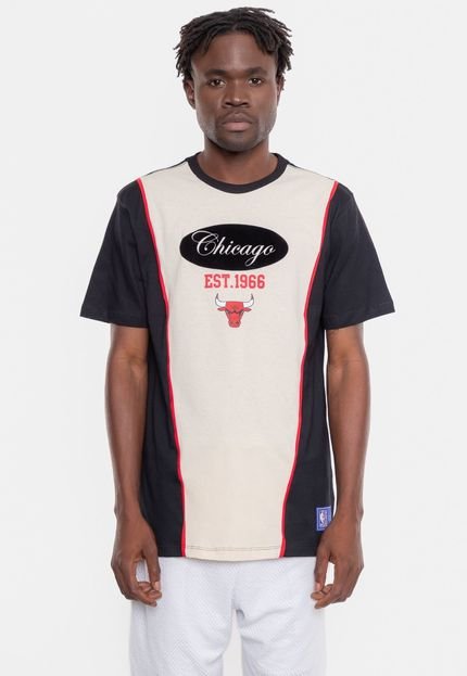 Camiseta NBA Eightie Team Chicago Bulls Preta - Marca NBA
