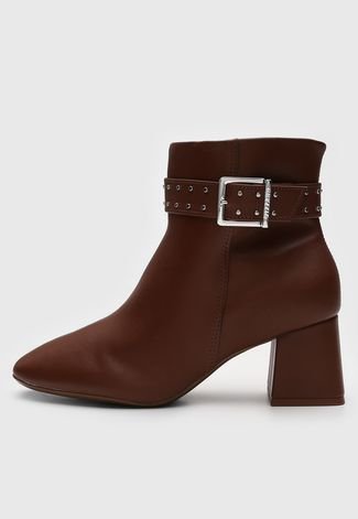 Bota Vizzano Cano Baixo Caramelo