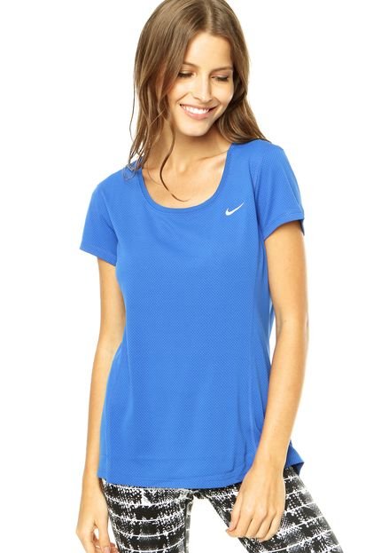 Camiseta Nike Dri-Fit Contour Azul - Marca Nike
