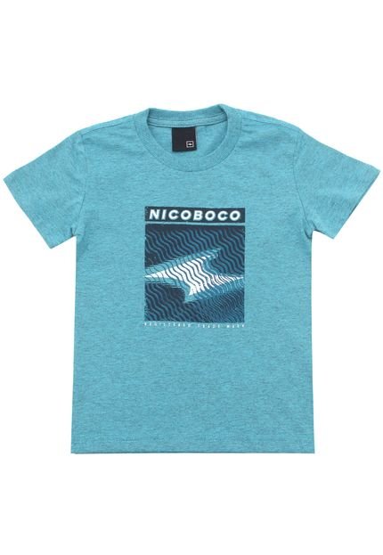 Camiseta Nicoboco Menino Frontal Verde - Marca Nicoboco