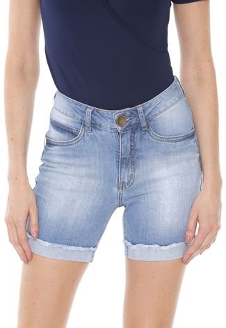 Short Jeans Eventual Middle Azul