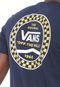 Camiseta Vans Checkered Side Stripe Azul-marinho - Marca Vans