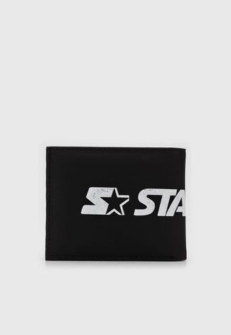 Carteira Starter Logo Preta/Branca