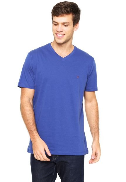 Camiseta Polo Play Lisa Azul - Marca Polo Play