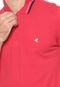 Camisa Polo Malwee Slim Listras Vermelha - Marca Malwee