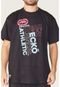 Camiseta Ecko Plus Size Estampada Preta - Marca Ecko