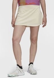Falda de Tenis adidas performance MATCH SKIRT Beige - Calce Regular