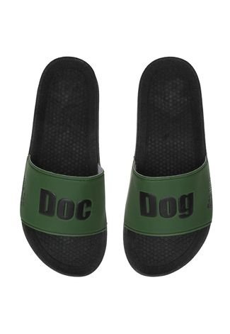 Chinelo Doc Dog Lettering Verde