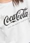 Moletom Fechado Coca-Cola Jeans Cropped Branco - Marca Coca-Cola Jeans