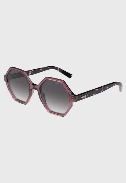Óculos De Sol Colcci Hexagonal Rosa - Marca Colcci