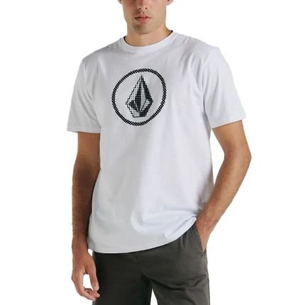 Camiseta Volcom Circle Stone WT24 Masculina Branco - Marca Volcom