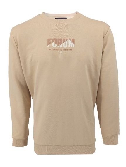 Moletom Forum Masculino Comfort Crewneck Highest Direction Caqui - Marca Forum