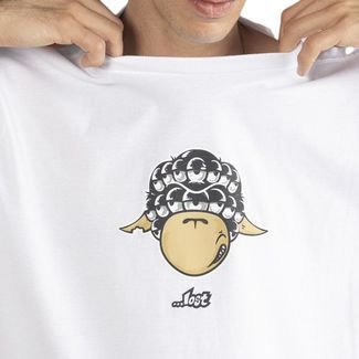 Camiseta Lost Crazy Sheep WT23 Masculina Branco