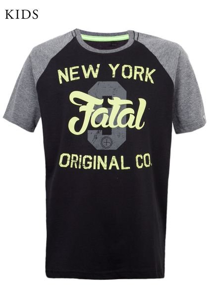 Camiseta Fatal Preta - Marca Fatal Surf