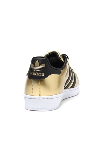 Tênis adidas Originals Superstar Dourado/Preto
