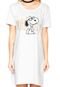 Vestido Snoopy Curto Snoopy Branco - Marca Snoopy