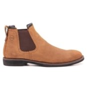 Bota Masculina Couro Look Stock Cano Curto Lançamento Marrom - Marca Lookstock Botinas