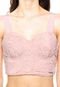 Top Colcci Renda Rosa - Marca Colcci