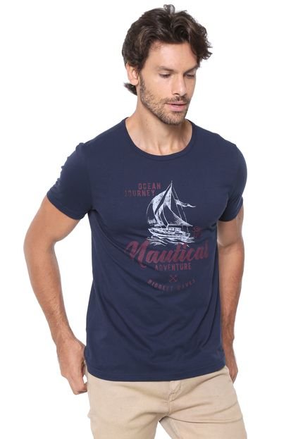 Camiseta Malwee Nautical Azul-marinho - Marca Malwee