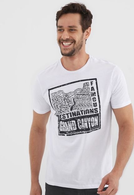 Camiseta Aleatory Lettering Branca - Marca Aleatory