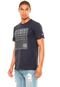 Camiseta Element Script Azul-marinho - Marca Element