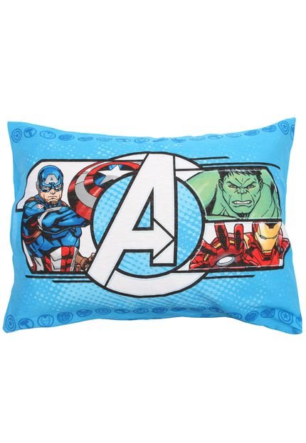 Fronha Avulsa Lepper Dupla-face Avengers 50 cm x 70 cm - Marca Lepper