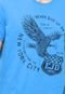 Camiseta Ellus Eagle Never Azul - Marca Ellus