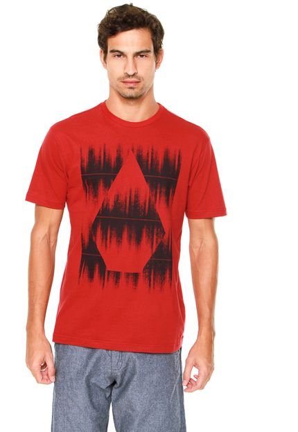 Camiseta Volcom Draining Vermelha - Marca Volcom