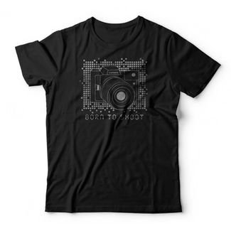Camiseta Born To Shoot - Preto