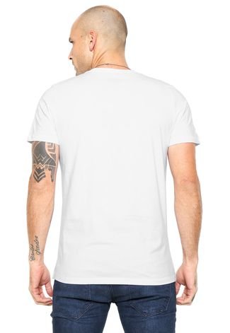 Camiseta Colcci Estampada Branca
