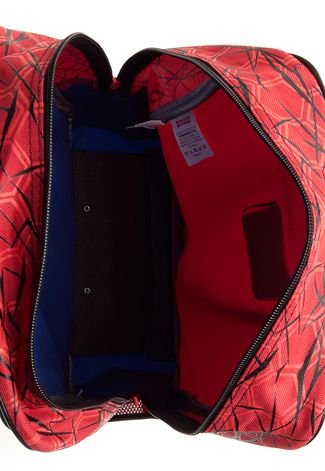 Mochila De Rodinhas Sestini Infantil Spider-Man Vermelha/Azul