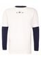 Blusa Quiksilver Inf Time Tunnel Branca - Marca Quiksilver