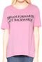 Camiseta Dzarm Estampada Rosa - Marca Dzarm