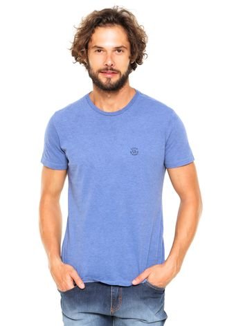 Camiseta Ellus Slim Azul