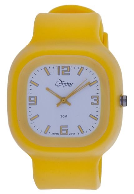 Relógio Condor KV45192/B Amarelo - Marca Condor
