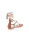 Rasteira DAFITI SHOES Gladiadora Fivela Marrom - Marca DAFITI SHOES