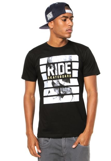 Camiseta Ride Skateboard Beloved Preta - Marca Ride Skateboard