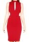 Vestido Nolita Midi Fenda Vermelho - Marca Nolita