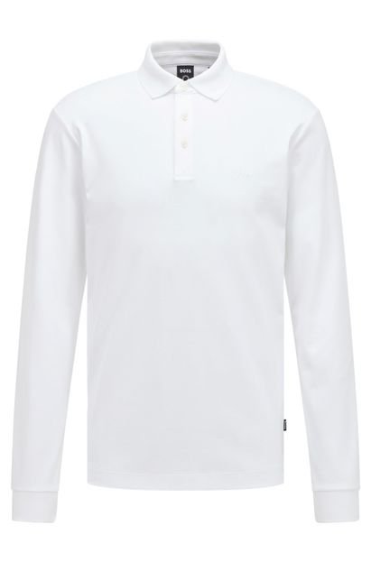 Camisa Polo BOSS Pado Branco - Marca BOSS