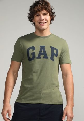 Camiseta GAP Logo Verde - Compre Agora