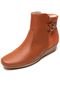 Bota Piccadilly Fivela Cano Curto Caramelo - Marca Piccadilly