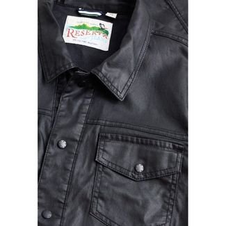 Jaqueta Trucker Black Resinado Reserva Preto